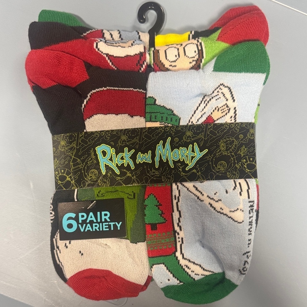 Men's Cartoon Socks 6-Pack